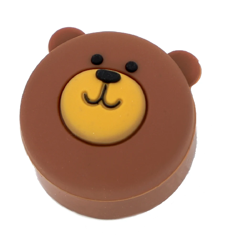 10 PCS 5ml Bear Design Container Lip Balm Pot With Lids Honeybee Jars Home Accessories  Makeup Sample Bottle  NonStick Slicks