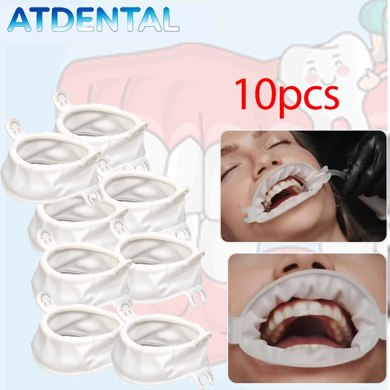 

10pcs Disposable Dental O Shape Rubber Inner Cheek Opener Prop Lip Cheek Expander Materials Dentistry Teeth Whitening Tools