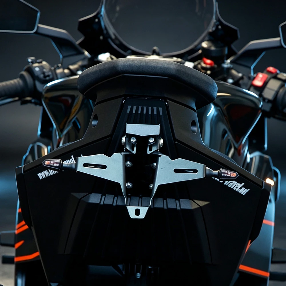 For KTM 990 RC R Track 990 RCR New Motorcycle Accessories License Plate Holder Short Tail Aviation Grade Aluminum Material