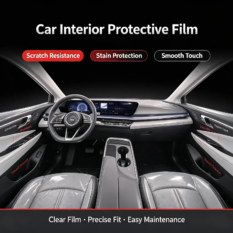 For  E4 interior film center console protective film car interior decoration accessories automotive supplies collection