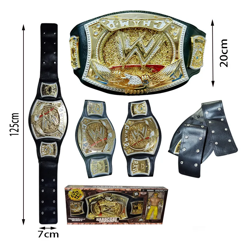 2022 New Wrestler Championship Belts Action Characters Figure Toys Occupation Wrestling Belt Gladiators Model Fans Children Gift