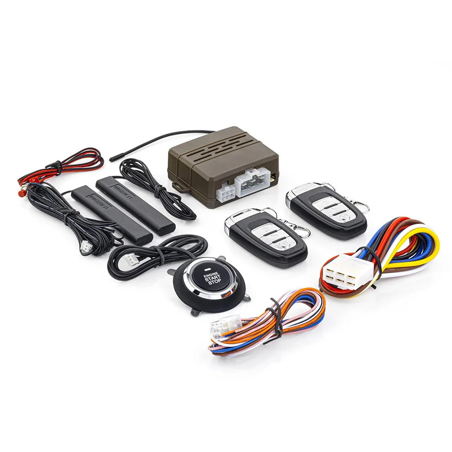 Keyless Entry, Push‑Button Start, Remote Start, Anti‑Theft, Mobile Phone Control & Car Security Alarm System
