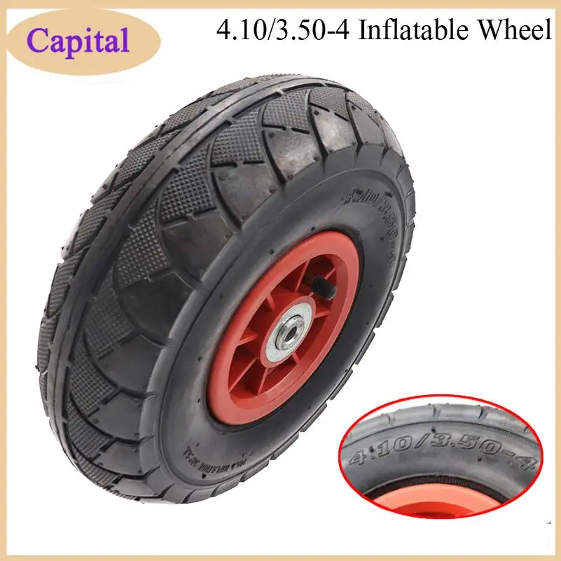 

4.10/3.50-4 Rubber Inflatable Kayak Canoe Trolley Transport Wheel Tire Tyre Accessories Kayak Trolley Wheel