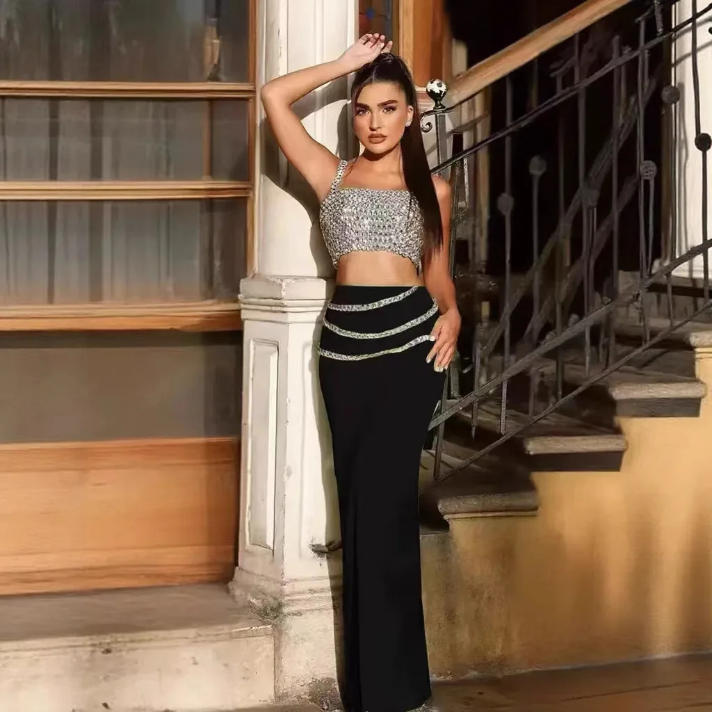 

Женские сетчатые платья с бриллиантами, летние сексуальные прозрачные платья макси, вечерние и клубные ночные роскошные наряды на день рождения, платья