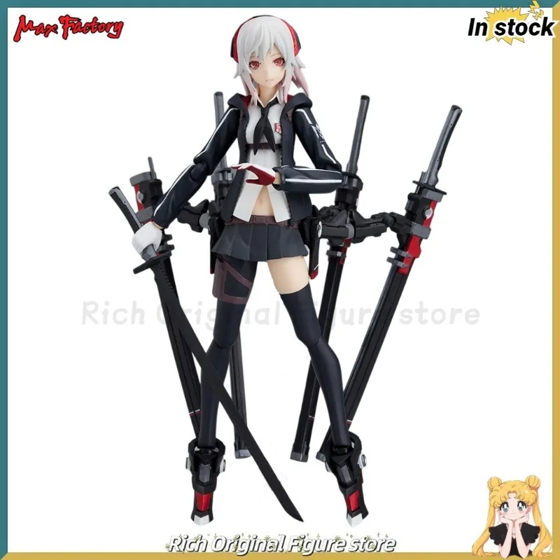 【In Stock】Original Max Factory Figma#422 Heavily Armed High School Girls Shi Anime Action Figure Model Toys