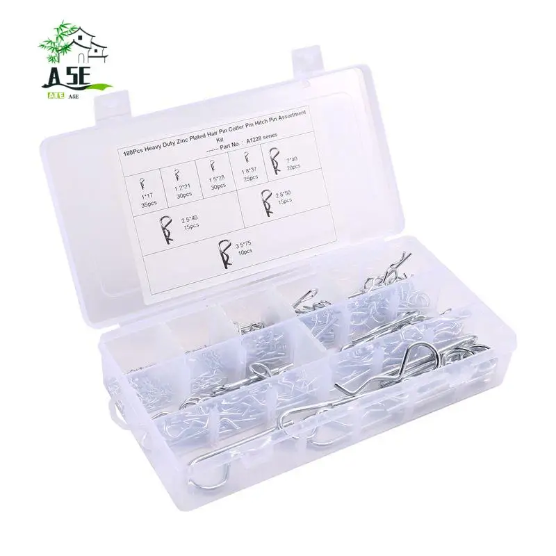 

A05E-180 шт. A1288 Разрезной оцинкованный R-образный шплинт-засов (фиксатор)