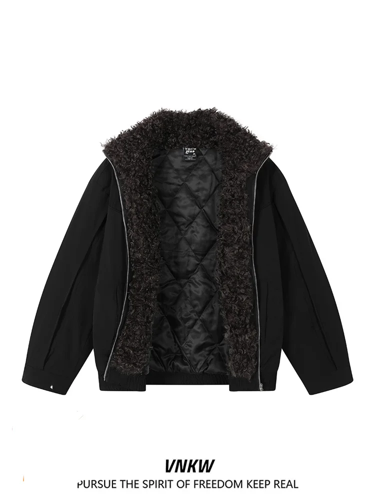 

Зимняя рабочая одежда Thiened Plu, хлопковая куртка, мужская американская чистая одежда, свободная хлопковая одежда для пар, верхняя одежда, молодежная мода