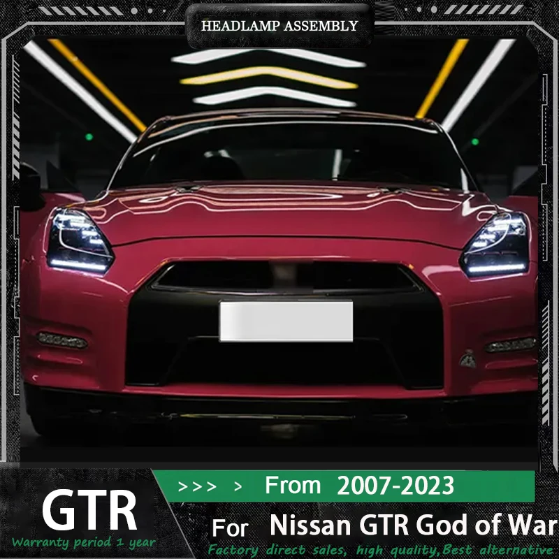 

Для Nissan GT-R 2007-2023 годов в сборе R35 Conversion Diamond Edition светодиодные дневные ходовые огни со светящимися линзами