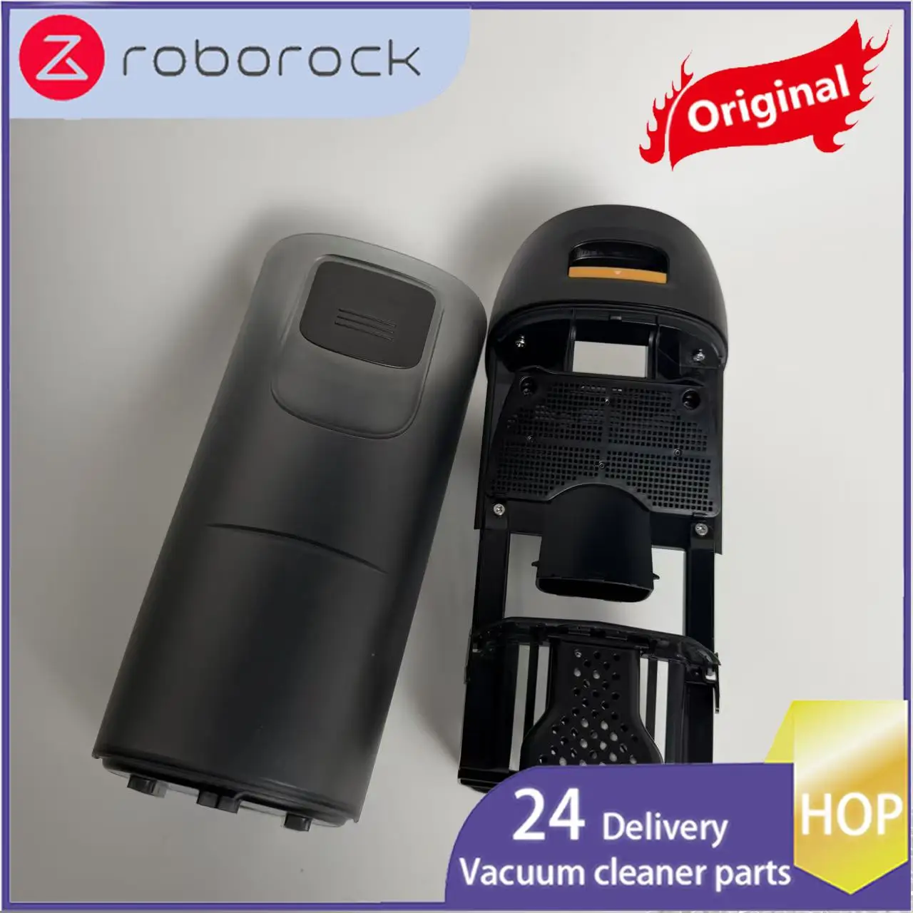 Hop Original Roborock F25 Compatible With Steam Clean Water Tank Wastewater Tank, Main Brush And Filter Suit