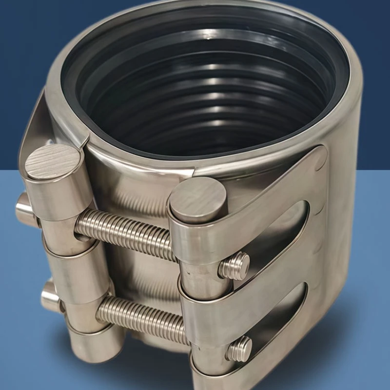 

304 Stainless Steel Elongated Pipeline Emergency Repair Connection Pipe Jam Plug Leak Repair Pipe Clip Huff Joint Hoop