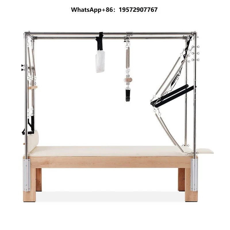 2026 Pilates Training Bed Yoga Fitness Equipment Elevated Flat Bed Home r Body Building