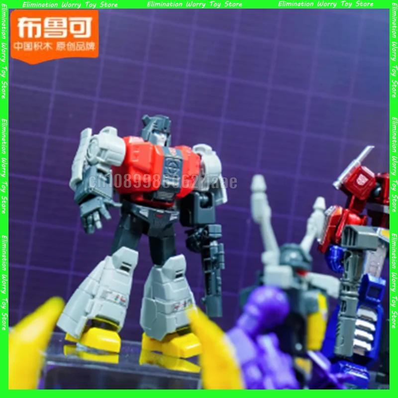 Blokees Transformers Soundwave Optimus Oscillation Wave 8. Edycja Blind Box Model do Składania Figurka Kolekcjonerska Zabawka