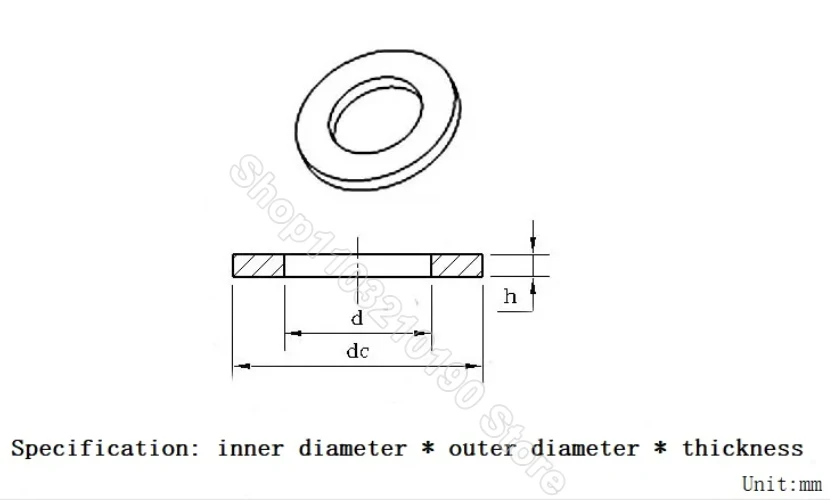 5-50pcs M3 M4 M5 M6 M8 M10 M12 Flat Washer 201 Stainless Steel Metal Gasket Meson Plain Washers Ring Spacer Din9021 Thk 0.8-2mm