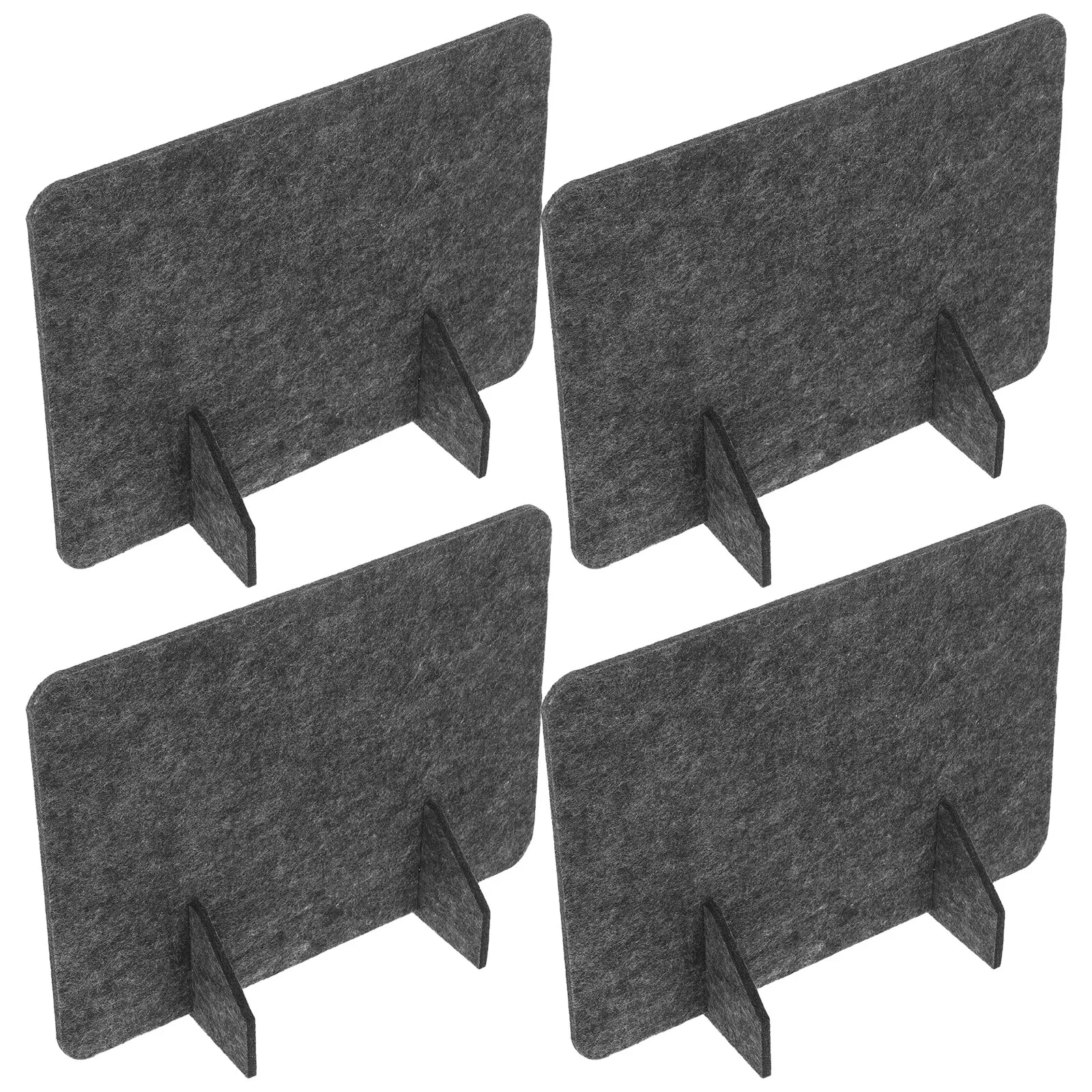 

Комплект из 4 перегородок для стола из войлока: портативные складные экраны для офиса, школы, экзаменов, для повышения концентрации студентов