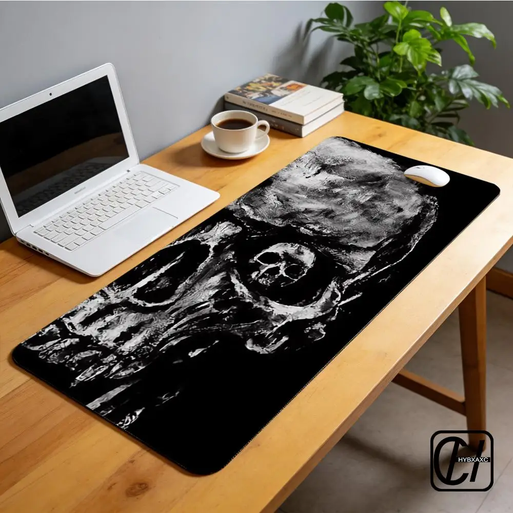

Gothic Skull Design Mouse Pad L Computer Accessories Office Game Table Mats Rubber Anti-slip Gaming Keyboard Mousepads Desk Pads
