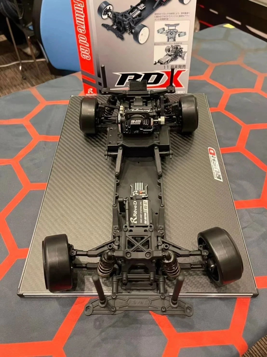 REVED RDX 1/10 SCALE RWD DRIFT CHASSIS KIT No Electronic Equipment