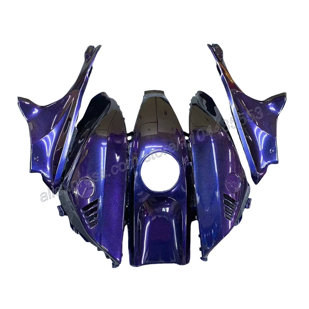 مجموعة انسيابية حقن الدراجات النارية الكهربائية الزرقاء لياماها YZF R7 2021-2023 YZFR7 2024 2025 هدية قذيفة