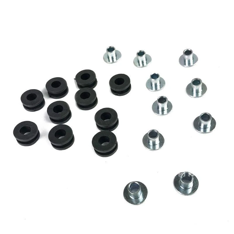 

10Pcs Universal Motorcycle Rubber Grommet Mount Set Side Cover for Fender Cushio
