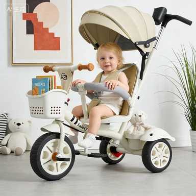 

Детский трехколесный велосипед-каталка 1-3-2 для детей 6 лет, большой детский велосипед-каталка, игрушечная тележка для малышей