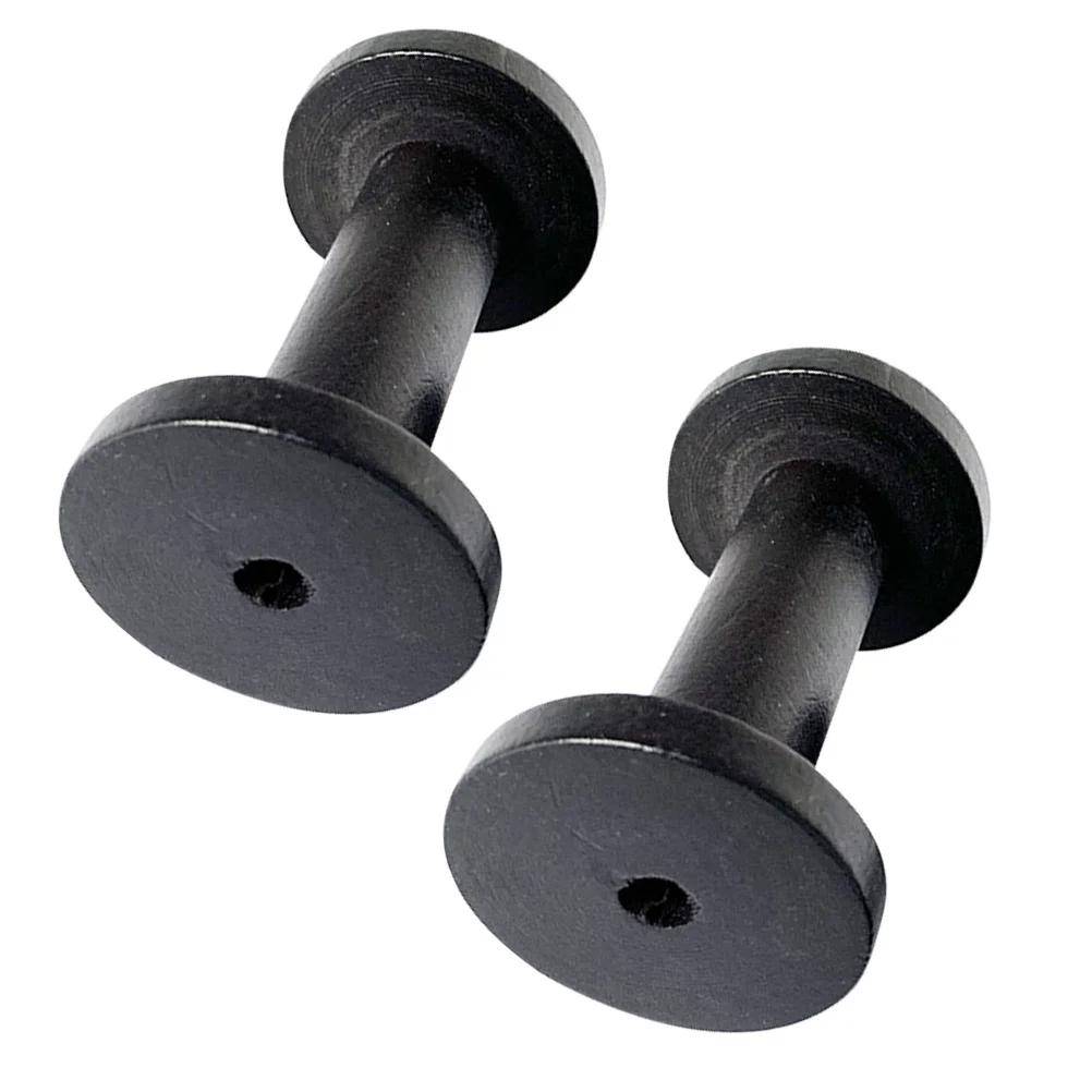 2 قطعة حامل غزل الخشب الصلب الحياكة التطريز الخياطة مكبات الموضوع العملي لف البكر كفاءة النسيج المنظم #6