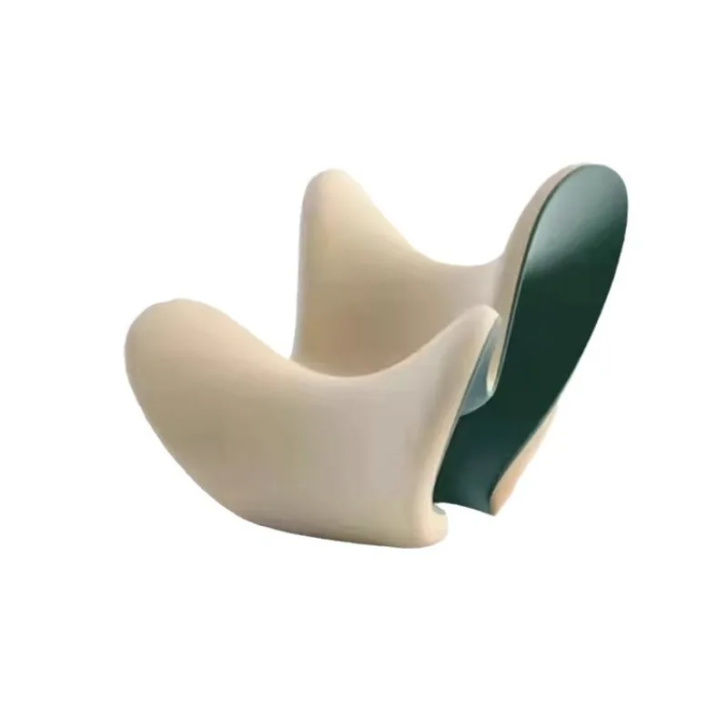 

Love leisure chair Internet celebrity rocking bow chair designer FRP light luxury color matching lazy recliner special-shaped li