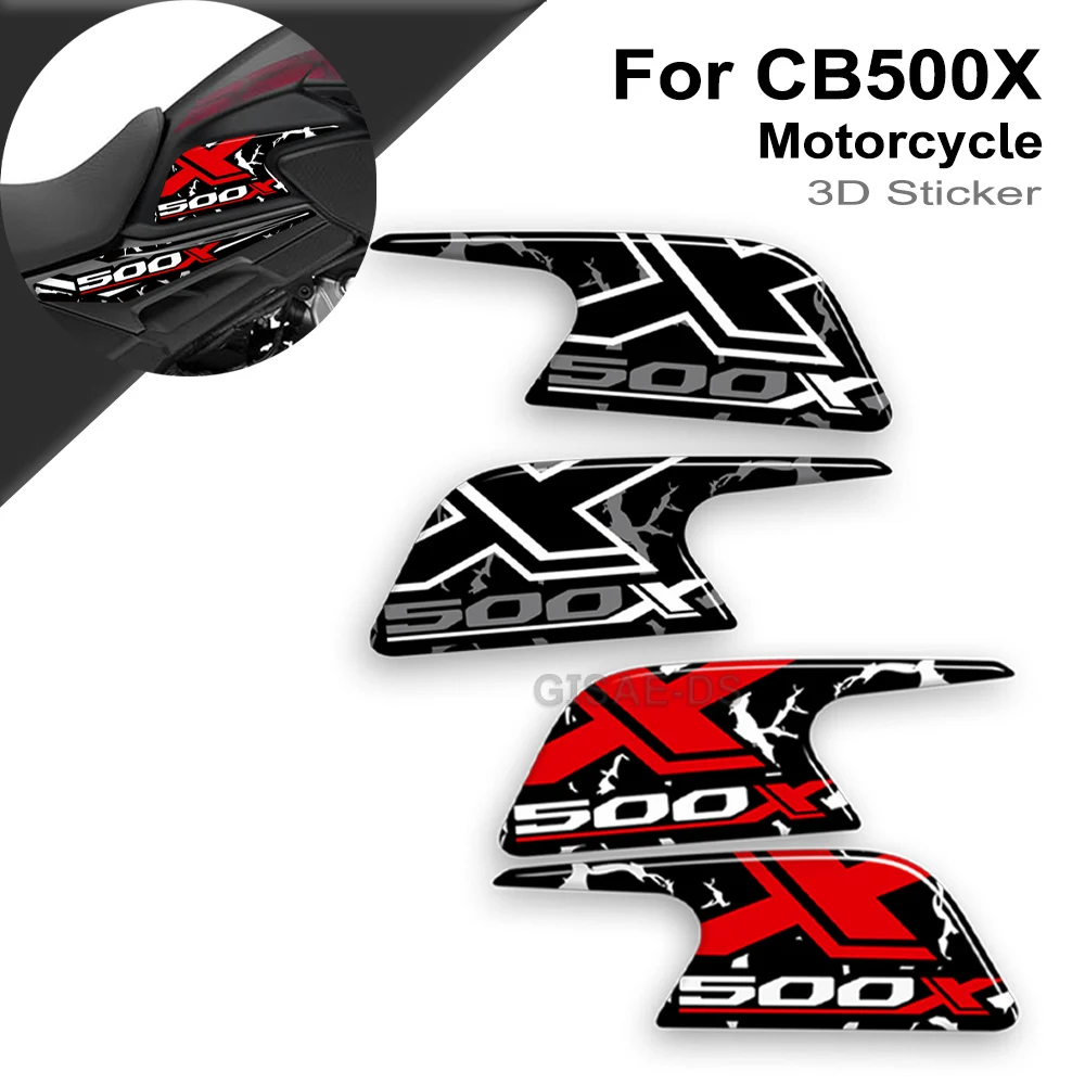 For Honda CB500X CB 500 X 500X 3D Resin Motorcycle Tank Pad Stickers Fuel Tank Protection 3D Decals Waterproof