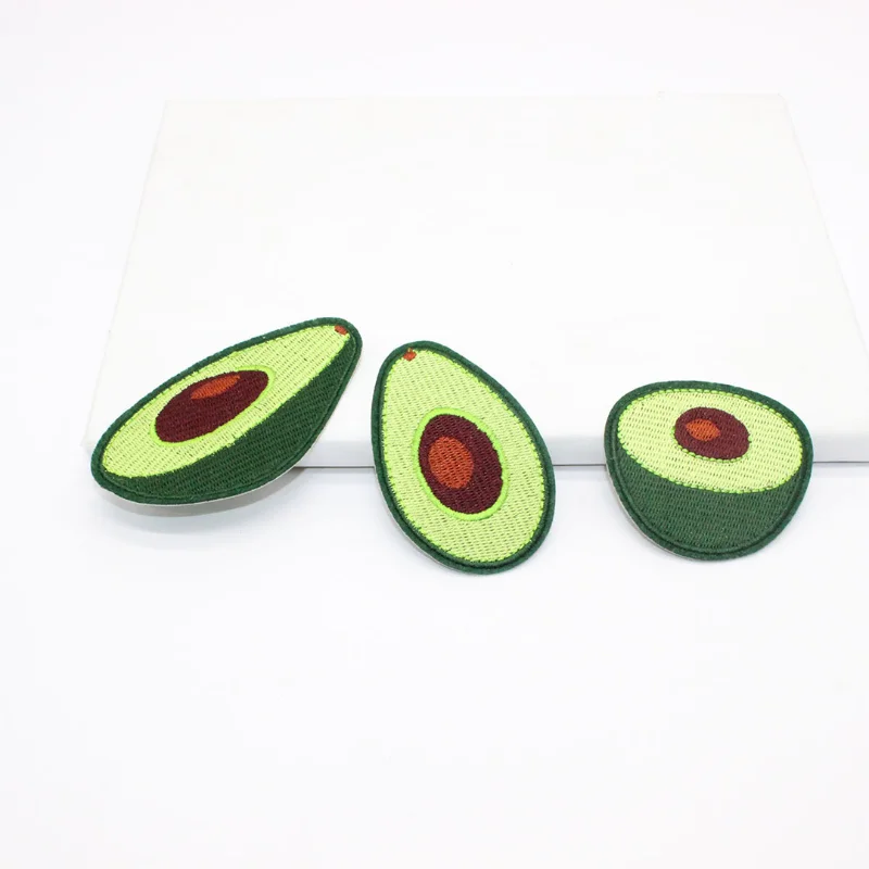 2024 New Avocado Embroidery Stickers T-shirt, Shirt, Down Jacket, Decorative Clothing, Special Subsidy Piece, Handmade DIY