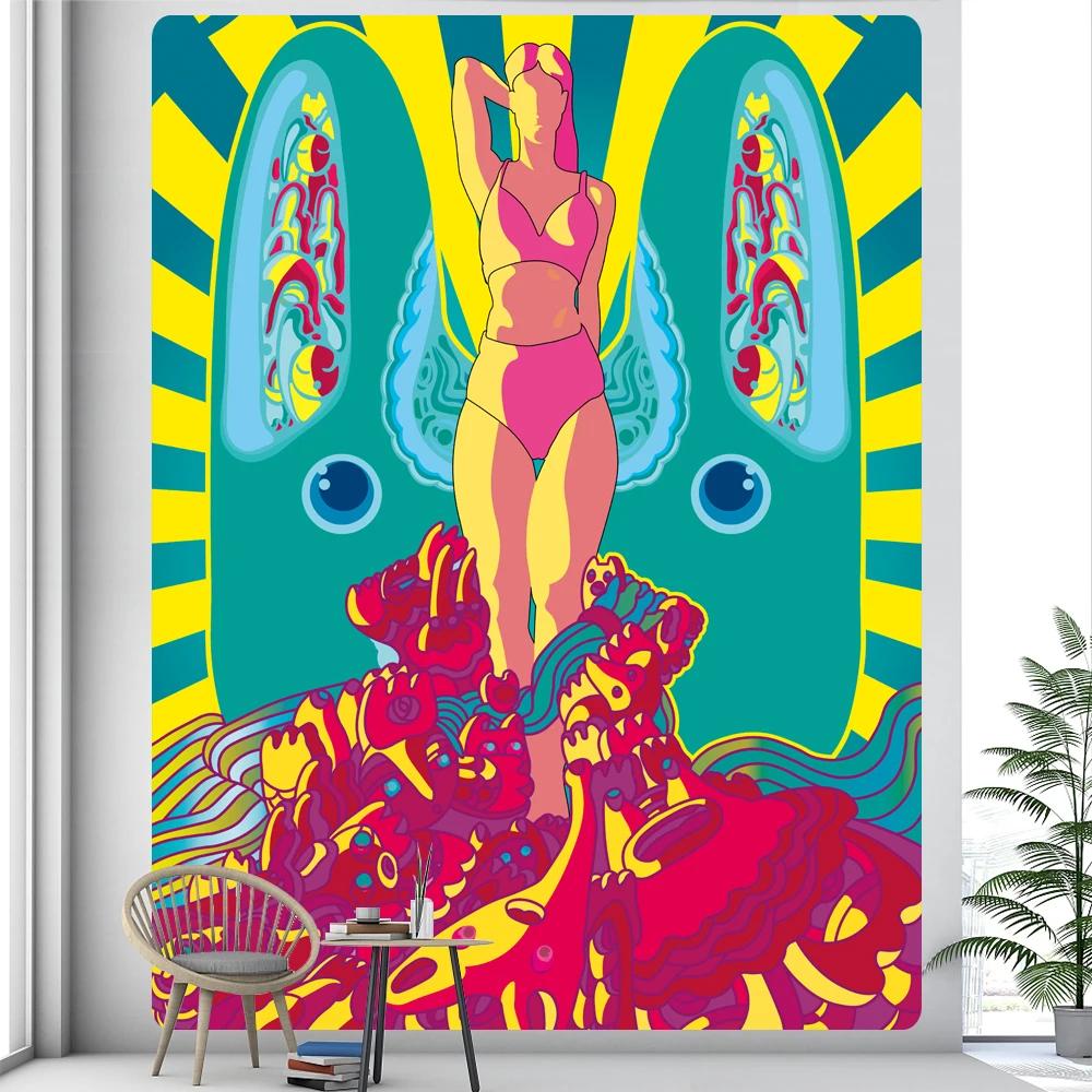 السحر التارو مشاهد مخدر ديكور المنزل الفن نسيج الهبي بوهو غرفة جدار ديكور الشاطئ منشفة ورقة