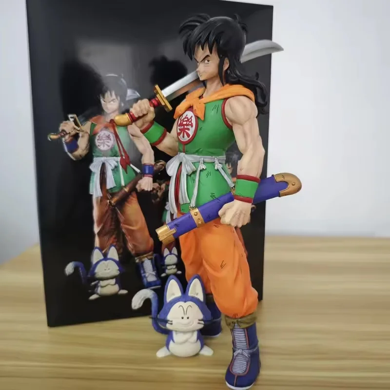 

25cm Dragon Ball Anime Yamcha Figure Puar Yamcha Figurine Action Figures Pvc Statue Desktop Ornament Collectible Model Toys Gift