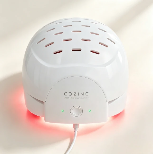 650nm 660nm Laser Hair Growth Helmet 300 Diodes with Remote Control, LLLT Device for Hair Loss, Alopecia & Home Scalp Care