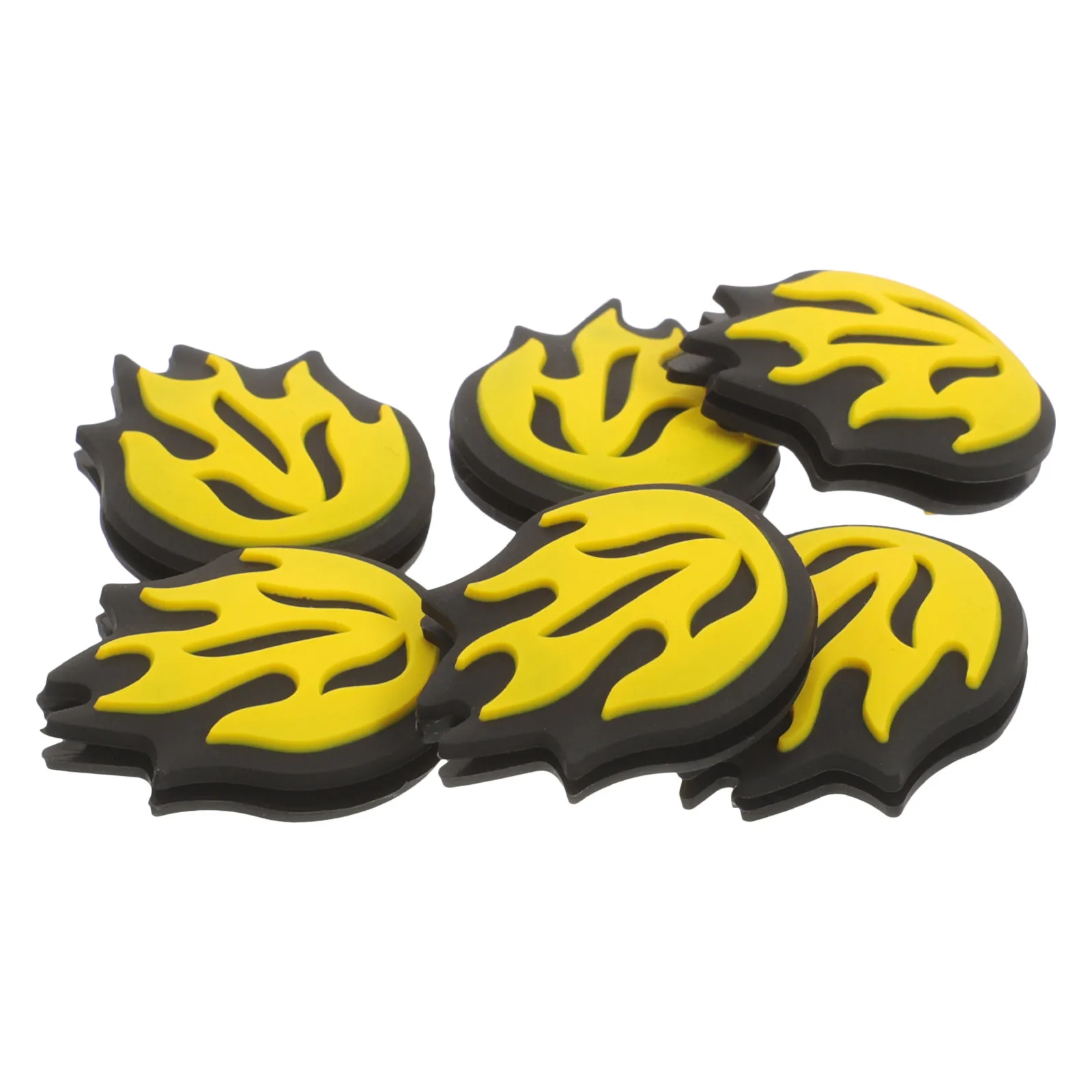 

6Pcs Tiny Silicone Tennis Racket Dampener Vibration Absorber Lightweight Portable for Enhanced Control Comfort Performance