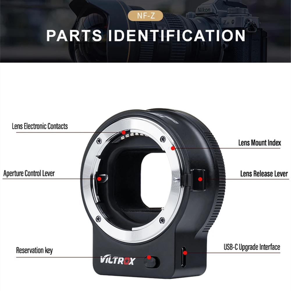 Viltrox NF-Z Lens Adapter for Nikon Z Cameras