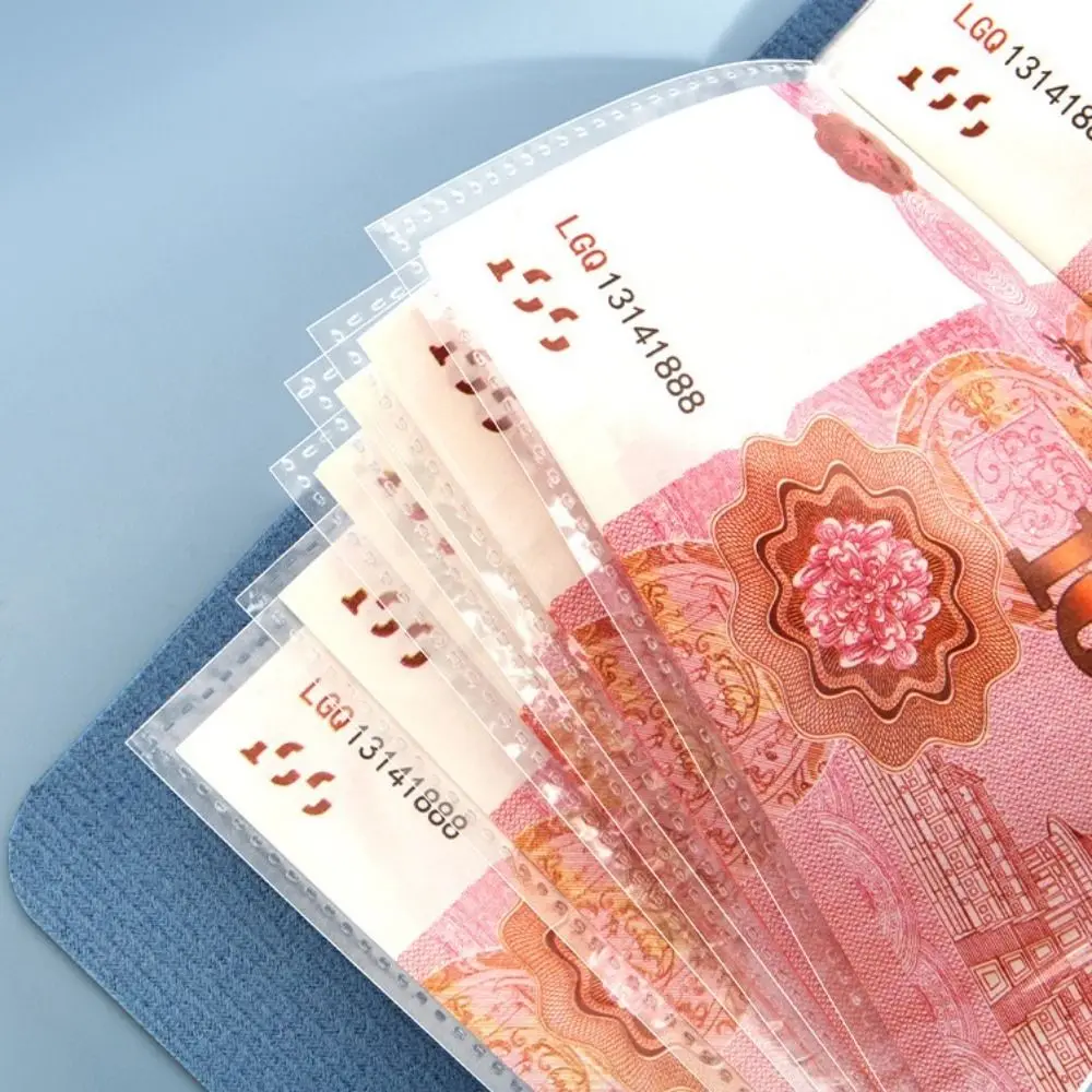Risparmia denaro 100 buste Risparmio di denaro Challeng Mini raccoglitore in PU di grande capacità Sfida di risparmio Impermeabile riutilizzabile