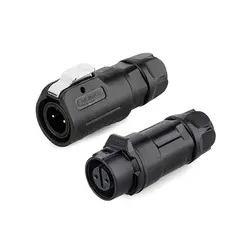 CNLINKO M12 Circular IP68 Waterproof Connector 2-8Pin Gold-Plated Male & Female Set for Factory Industrial Equipment Sensors