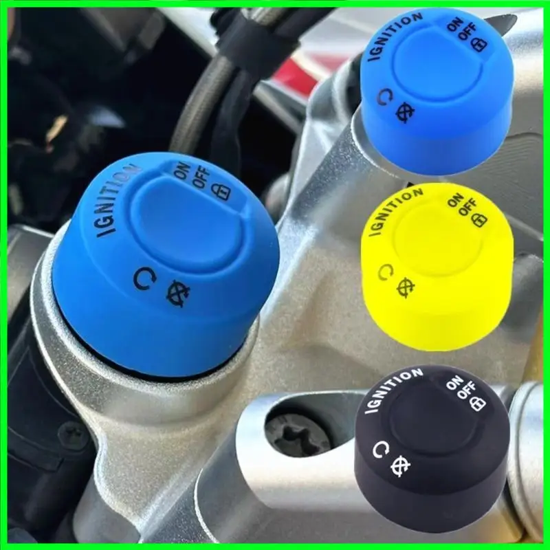 

T3EF Motorcycle Engine Start Stop Button Caps Start Switch Cover Motorbike Accessories Easy Installation