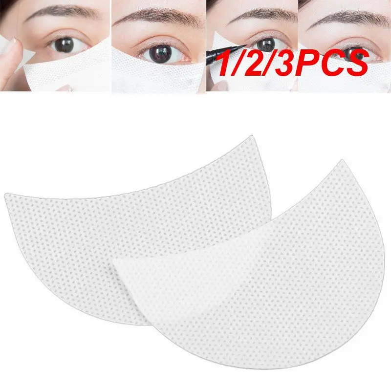 1/2/3PCS Eyeliner Schild Für Lidschatten Schutz Einweg Pads Lint Kostenloser Patch Falsche Wimpern Verlängerung Make-Up-Tool