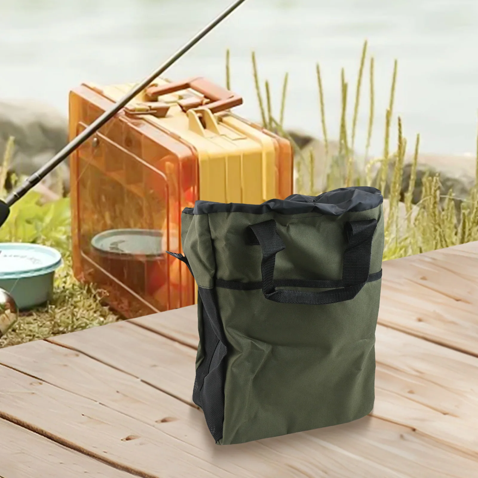 

Large Fishing Wader Bag for Hunting Fly Fishing and Outdoor Adventures Featuring Tear Resistant Oxford Cloth and Airflow Mesh