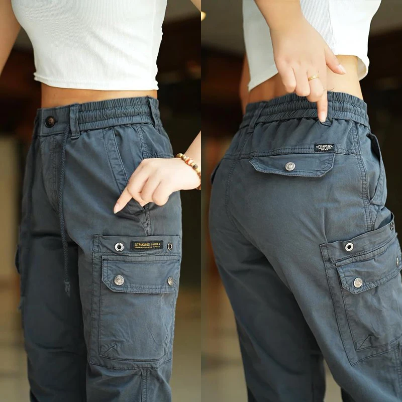 

Pure Cotton Casual Work Pants Men's New American Heavyweight 2025 Cuffed Loose Hiking Casual Pants Fashionable Durable