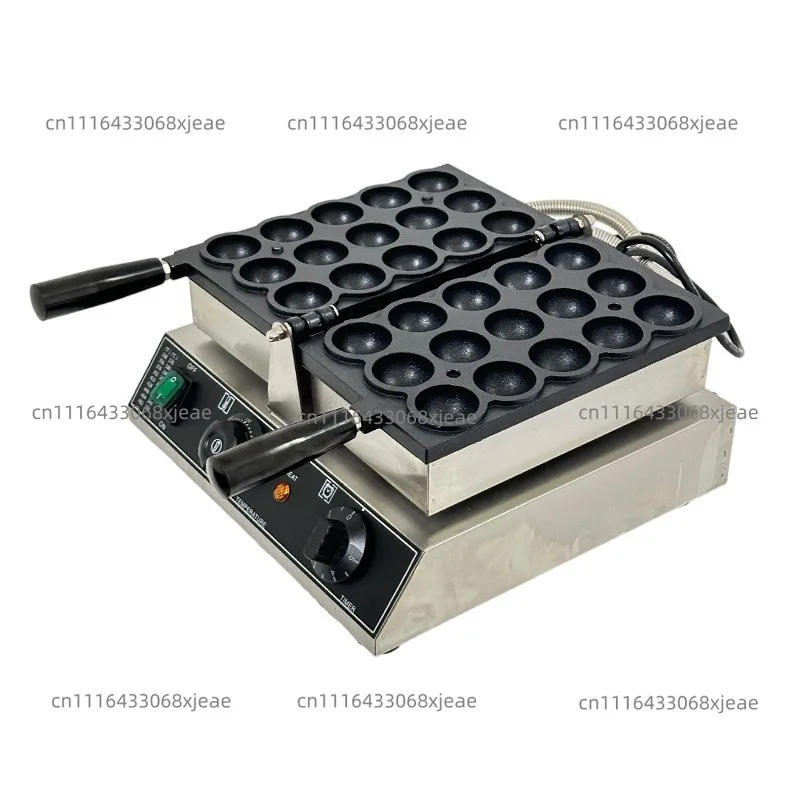 Commercial Ball Round Waffle Maker Machine 1600W Round Shape Waffle Cake Maker  Egg Bubble Maker