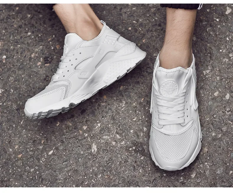 Sommerliche Herrenschuhe mit atmungsaktiver Mesh-Oberfläche, leichtem, weichem Boden, lässige, trendige Laufschuhe, Sportschuhe für Herren aus China. – Detail 27