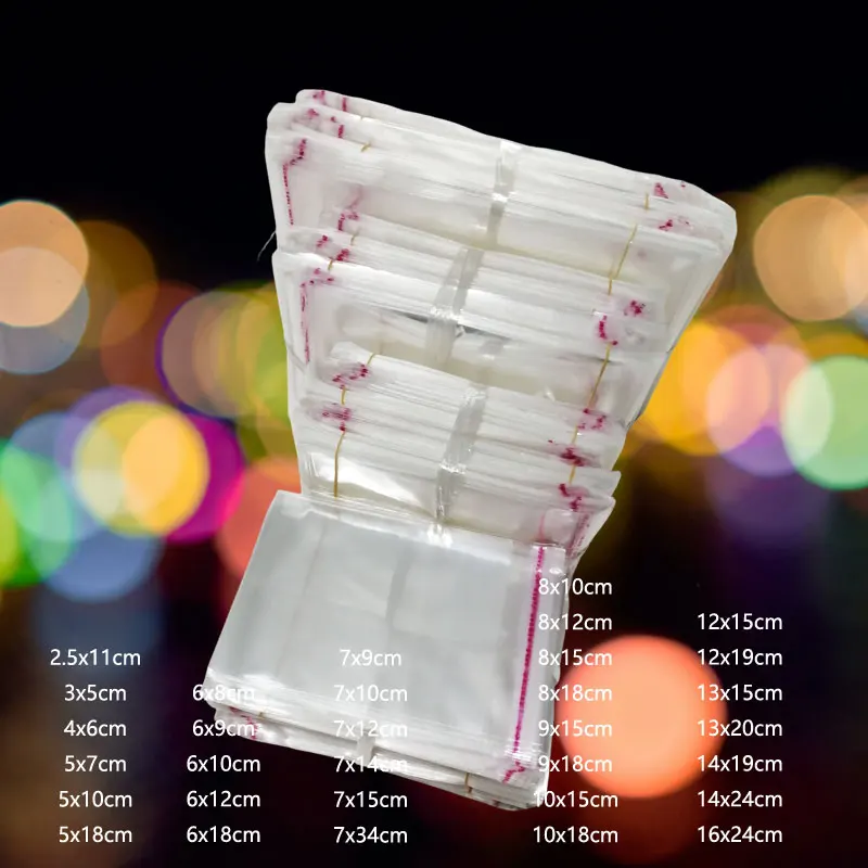 5000pcs Candy Packaging Bag Self Sealing Cellophane Gift Bags Opp Transparent Plastic Bags for Christmas Wedding Party Supplies