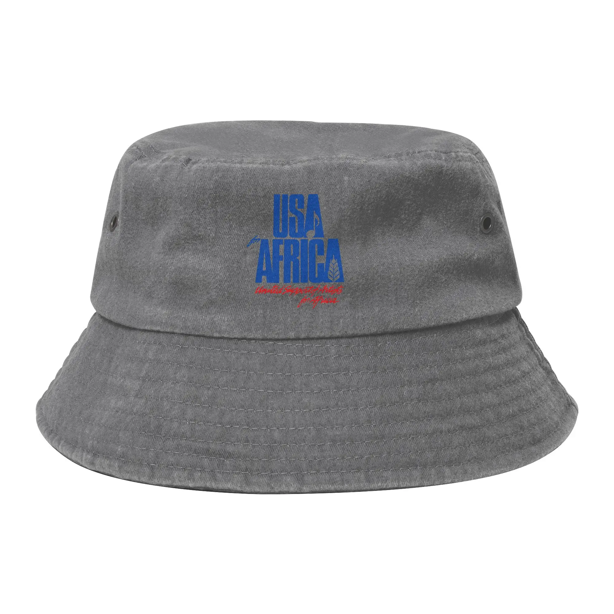 We Are the World Anniversary USA for Africa United Artists Bucket Hat for Women Men Floppy Hat for Fishing Caps Bob Hats