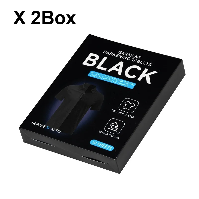 Black Laundry Sheets for Dark Clothes, Color Enhancing