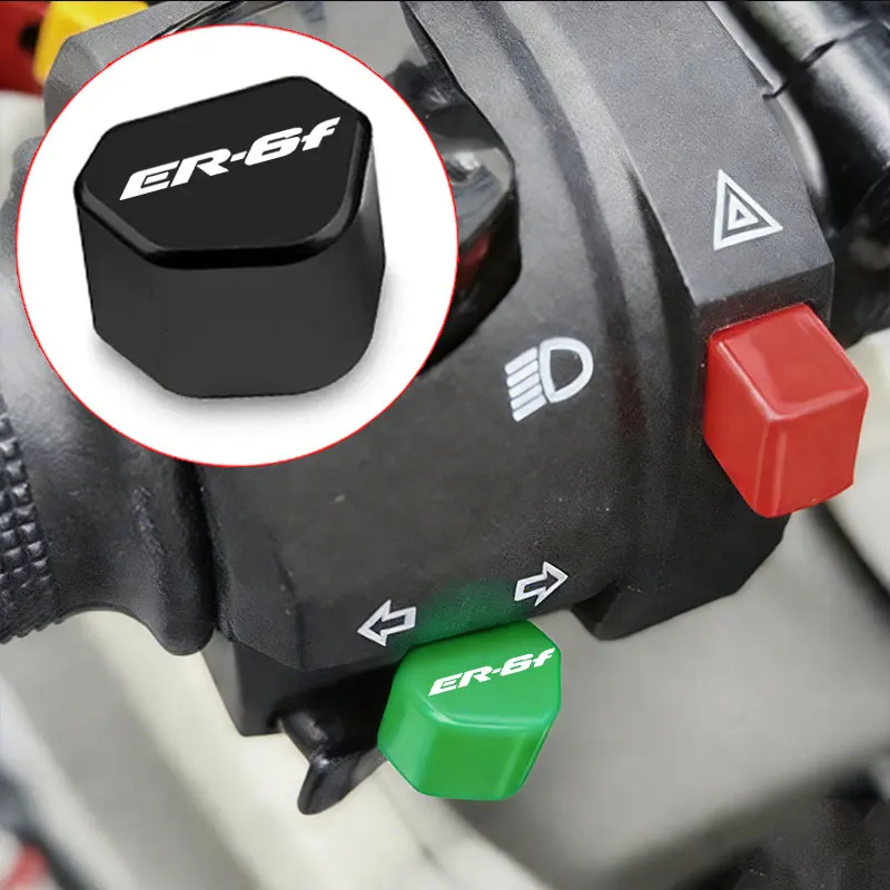 

Кнопка-переключатель поворотов и колпачок ключа зажигания для мотоциклов Kawasaki ER-6F, аксессуары