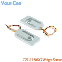 5pcs/1pc CZL-U Weight Sensor 50kg Bridge Resistance Strain Body Weight Load Accessories household express portable scale Module