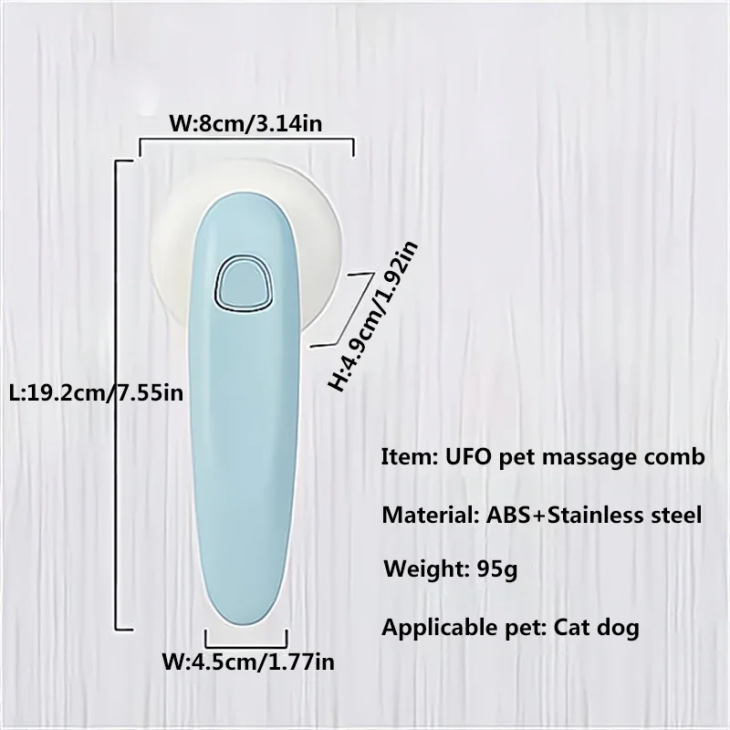 Pet Hair Comb for Cats and Dogs, Self Cleaning Brush, Massage Combs, Grooming Products, Dogs