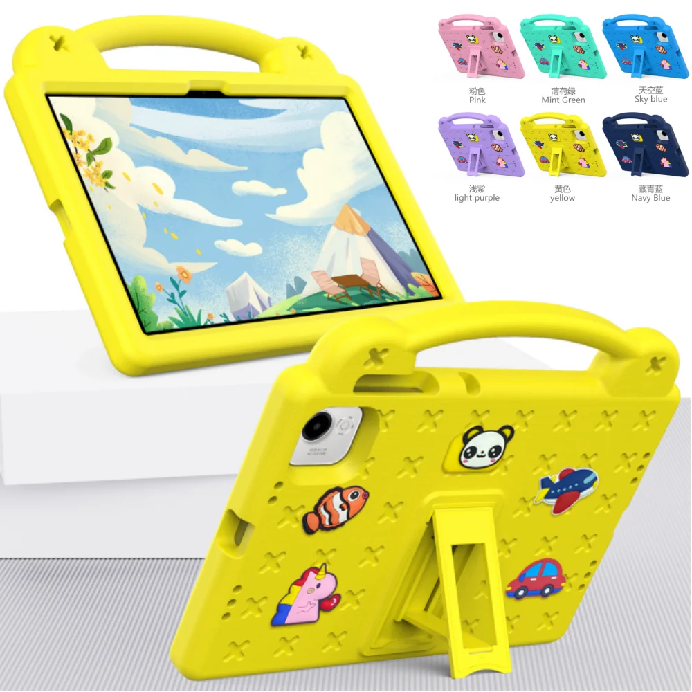 

Kids Case for HUAWEI Honor Pad X9a 2025 11.5 inch X9A 11.5" EVA Cute Cartoon Bear Handheld Shockproof Tablet Cover
