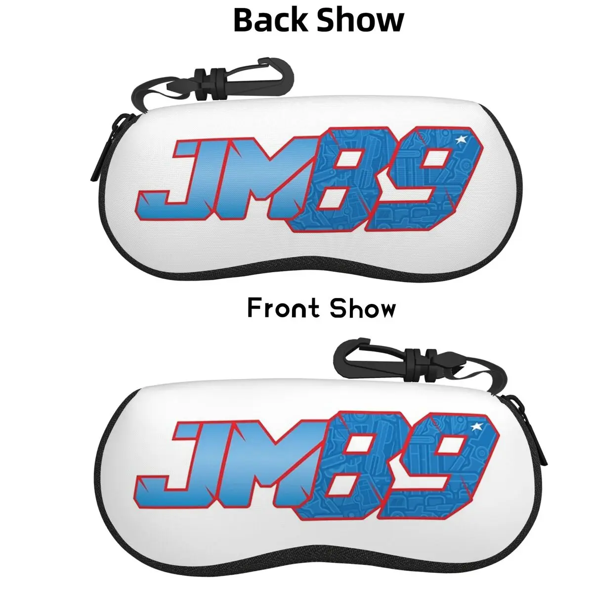 حافظة نظارات Jorge Martin Number 89، صندوق نظارات شمسية ناعم للنساء والرجال #2