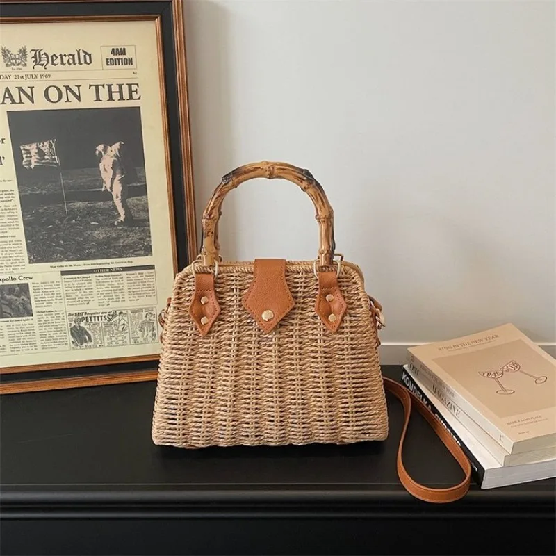 Versatile Trendy Diaper Bag Ladies Niche Designer Handbag Leather Crossbody Shoulder Purse Tote Messenger Shopper Commuter
