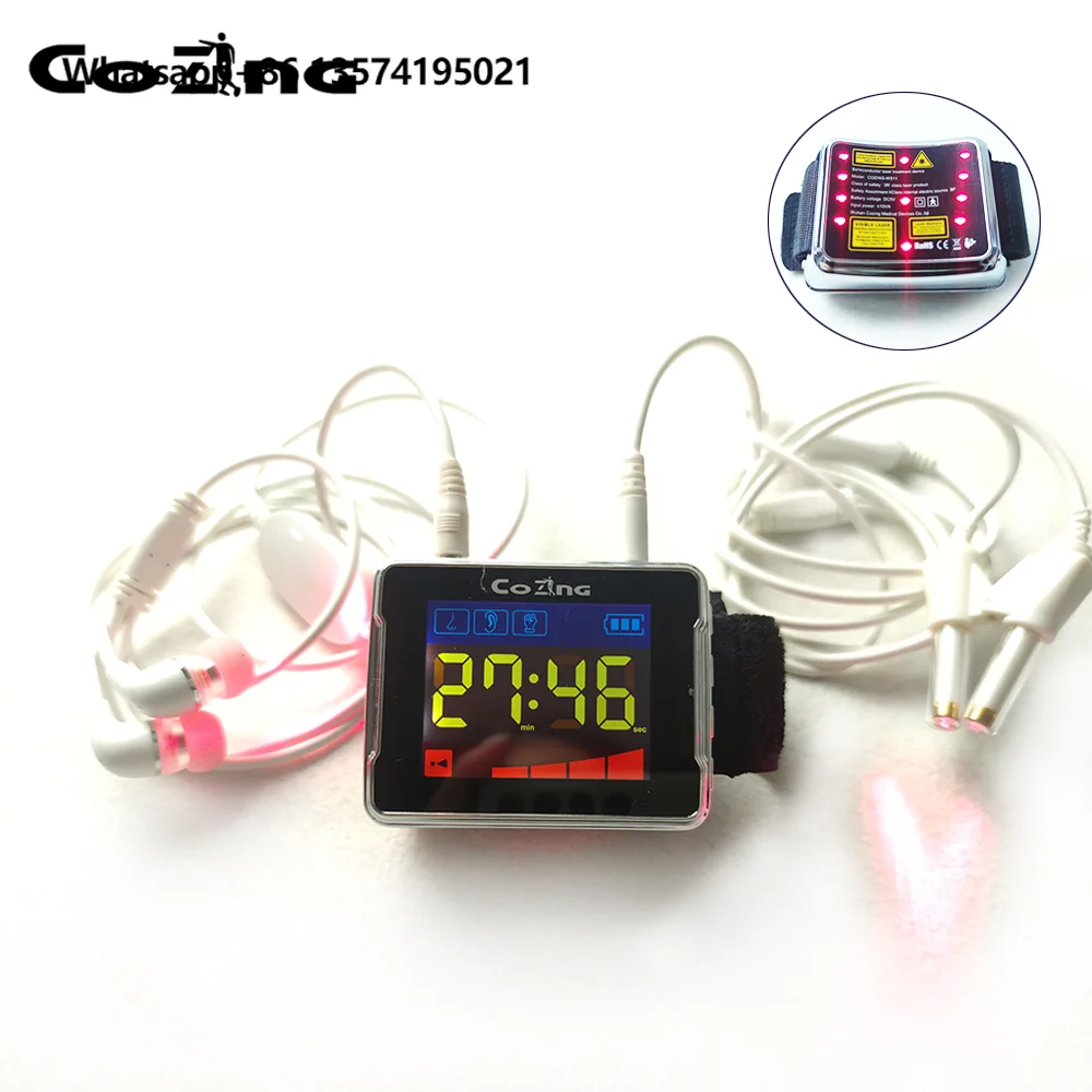 

Dropshipping Four Color 650nm Led Light Diabetic Products Health Care Watch Medical Watch Class II